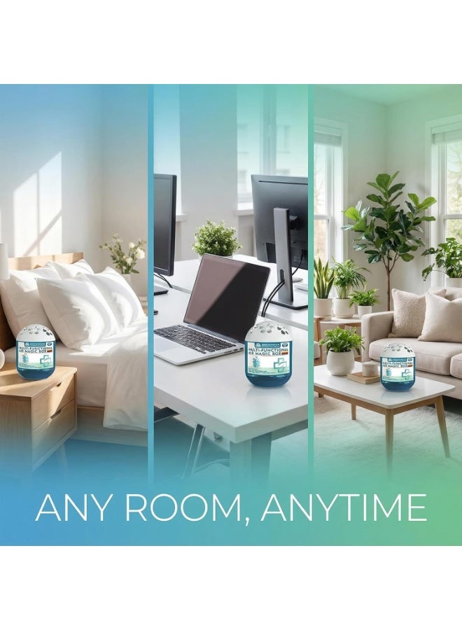 صندوق الهواء السحري متعدد الوظائف، 120 جرام لتنقية الهواء الداخلي وإزالة الغبار، تركيبة مستخلصة من النباتات، معطر متعدد الاستخدامات للمنزل، غرفة النوم، الخزانة، المكتب - Image 5